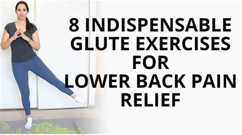 8 Indispensable Glute Exercises For Lower Back Pain - Coach Sofia Fitness