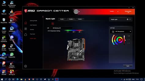 How To Change MSI B450 Tomahawk Max Motherboard RGB/Light - YouTube