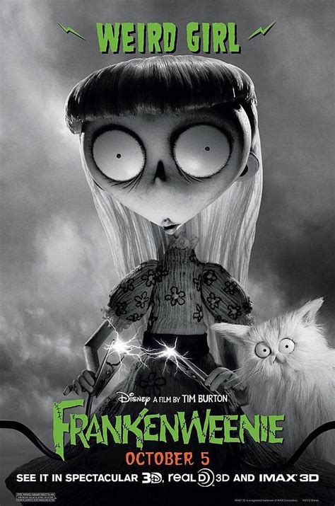 Póster de Chica rara, de 'Frankenweenie' - Fotos en eCartelera