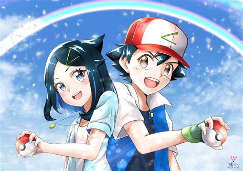 Download Liko (Pokémon) Ash Ketchum Anime Pokémon Horizons: The Series HD Wallpaper by nakurahal