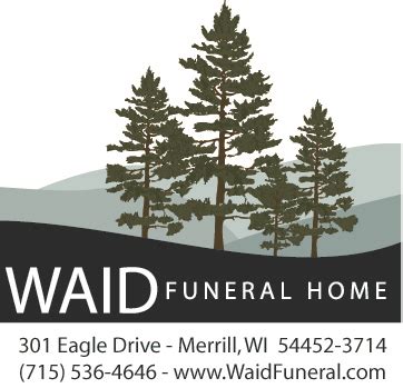 Waid Funeral Home Logo - Big Brothers Big Sisters Northcentral Wisconsin