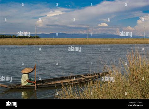 Rural prawn fisherman doing their catch at the Horipur River during the ...