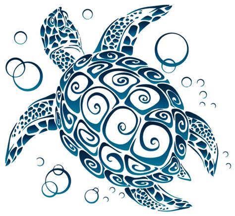 Tribal Sea Turtle - Bumper Sticker / Decal - Peace Resource Project ...