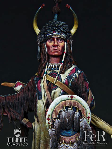 Blackfoot Blood Warrior, 1869 - Ferminiatures.com