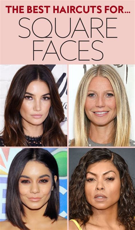 The 8 Most Flattering Haircuts for Square Faces | Frisuren für ...