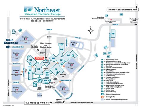 Nwtc Green Bay Campus Map - Campus Map