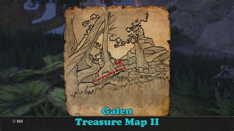 ESO Galen Treasure Map II, Location, The Elder Scrolls Online, Treasure Map 2 - YouTube