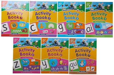 Jolly Phonics Activity Book Set: In Print Letters (1-7): Wernham, Sara, Lloyd, Sue, Wade, Sarah ...