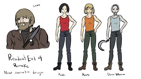 RE4 remake character designs leaked : r/residentevil