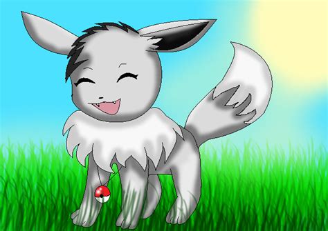 Silver the Eevee by efflorish on DeviantArt