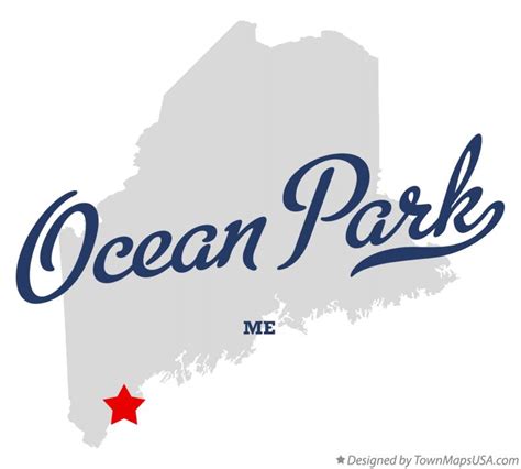 Map of Ocean Park, ME, Maine