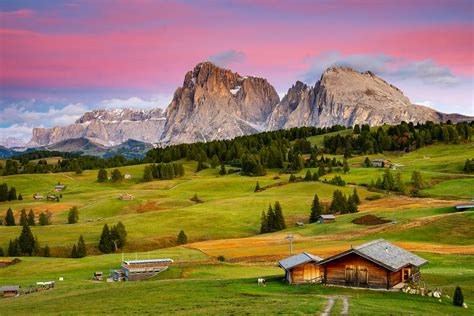 Mountains in pink | Capture this pink sky after sunset just … | Flickr