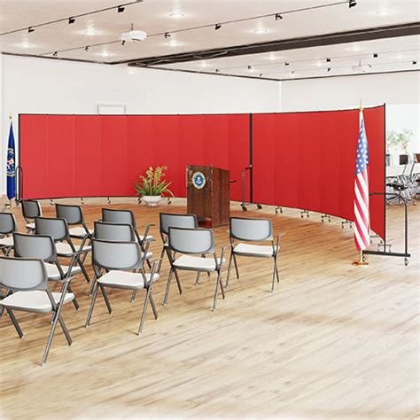 Press Conference Backdrop • Screenflex Portable Room Dividers