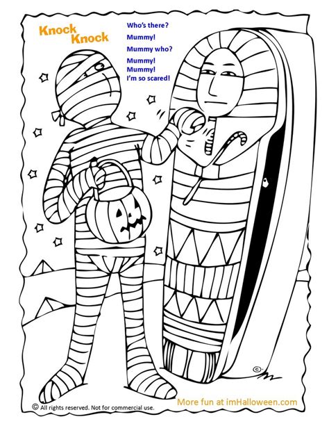 Mummy Coloring Pages Collection Coloring Pages Hallow - vrogue.co