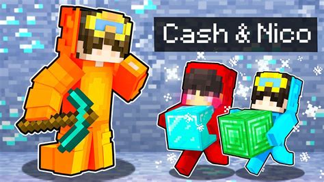 Playing Minecraft as HELPFUL Cash and Nico! - YouTube