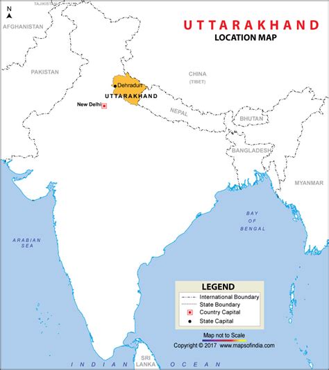 Uttarakhand Map Political