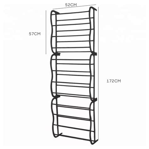 COD Over the door Shoe Rack 36 Pair Wall mounted Shoes Rack Space ...