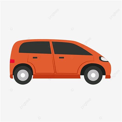 Orange Car Vector Travel Png Vektor Gambar Mobil Download, Png Mobil ...