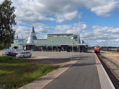 Kolari Railway Station in Kolari, Lapland Province, Finland. The ...