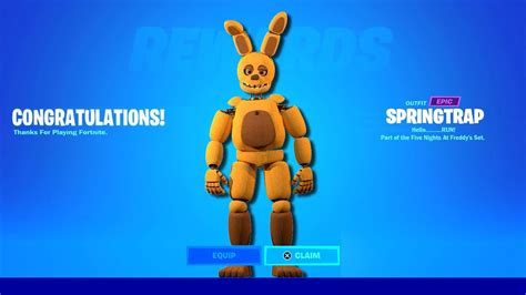 *NEW* Five Nights at Freddy's Skin LEAKED In Fortnite - Unlock Five Nights at Freddy's Skin ...