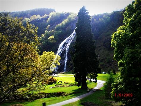 Powerscourt Waterfall, the highest waterfall in Ireland. www ...