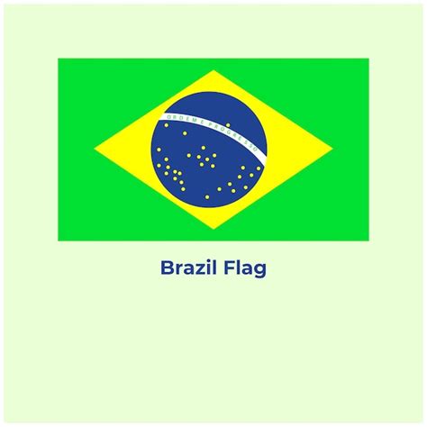 Premium Vector | The brazil flag