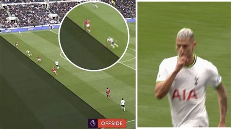 VAR controversially rules out Richarlison's goal for Spurs against Nottingham Forest