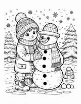 Pin By Landiana Suceava On Fise De colorat IARNA  Snowman coloring sketch template