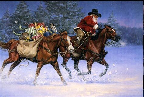 Pin by Dixie Johnston Turpin on Christmas | Cowboy christmas, Christmas horses, Cowboy art