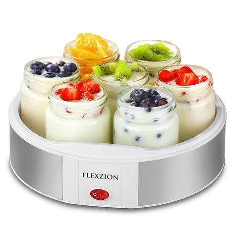 Yogurt Maker Machine with 7 Yogurt Containers Jars Automatic Electric ...