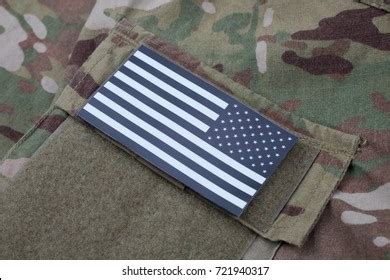 Us Army Flag Patch On Camouflage Stock Photo 708220324 | Shutterstock