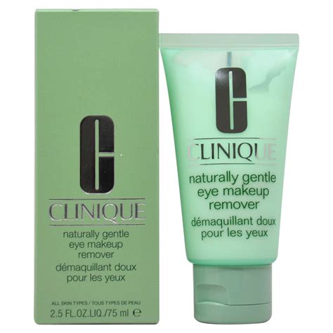 Clinique - Natural Gentle Eye Makeup Remover- All Skin Types by Clinique for Unisex - 2.5 oz ...