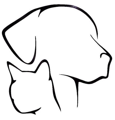 Dog Cat Lover Pet Silhouette Cool Car Truck Window Vinyl Decal Sticker ...