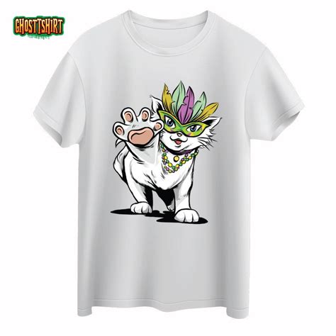 Mardi Gras Carnival Cat Funny Mardi Gras T-Shirts