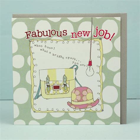 Bright Spark New Job Card - Karenza Paperie