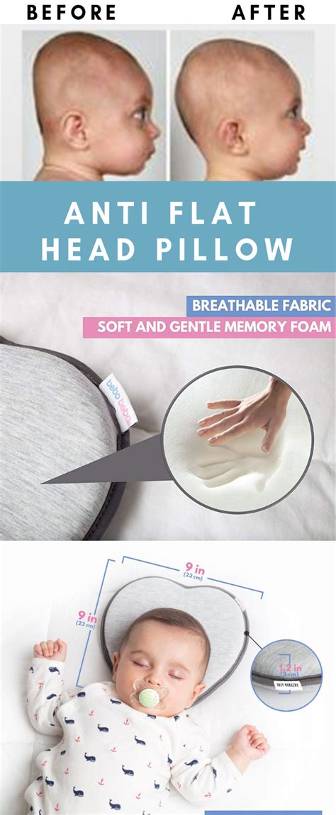 Anti Flat Head Pillow | Baby pillows, Flat head, Pillows