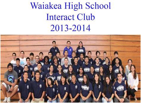 Waiakea HS Interact 2013/2014 | Rotary Club of Hilo