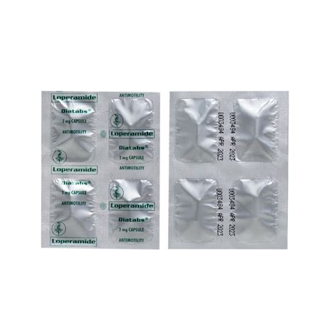 DIATABS Loperamide Hydrochloride 2mg Capsule 1's price in the ...