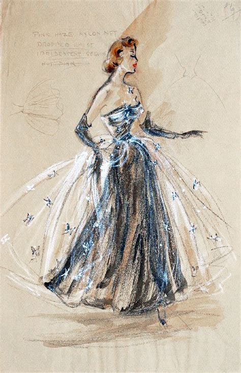 Edith Head sketch | Fashion illustrations | Pinterest