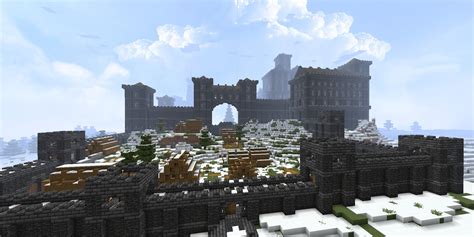 Minecraft Player Surprised By Huge Castle On Their Own Survival Server