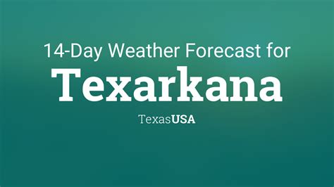 Texarkana, Texas, USA 14 day weather forecast