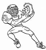 Printable Football Player Coloring Pages  Coloring Cool sketch template