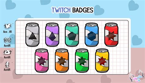 Twitch Bit Badges - Soda Can V2 - Akur's Ko-fi Shop - Ko-fi ️ Where ...