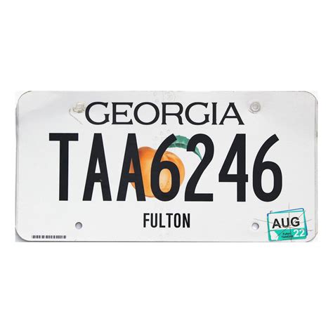 2022 Georgia #TAA6246 | Awesome Old License Plates