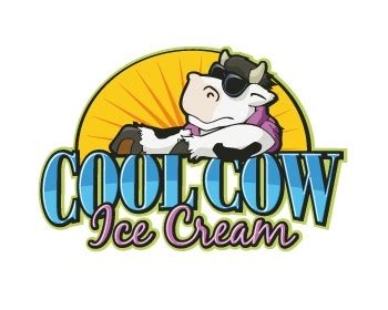 cool cow ice cream Logo Design Contest