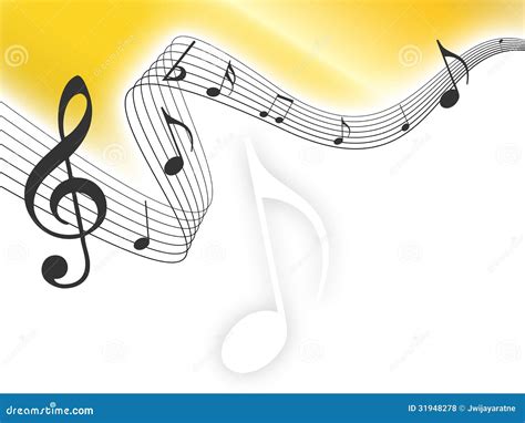 Gold Music Notes Background Stock Vector - Illustration of letter ...