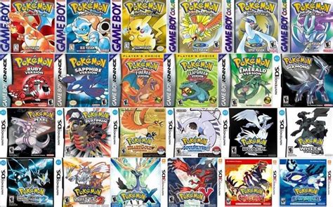 Juegos De Pokémon Desde La Primera Generación. | TierraGamer: noticias y entretenimiento de ...