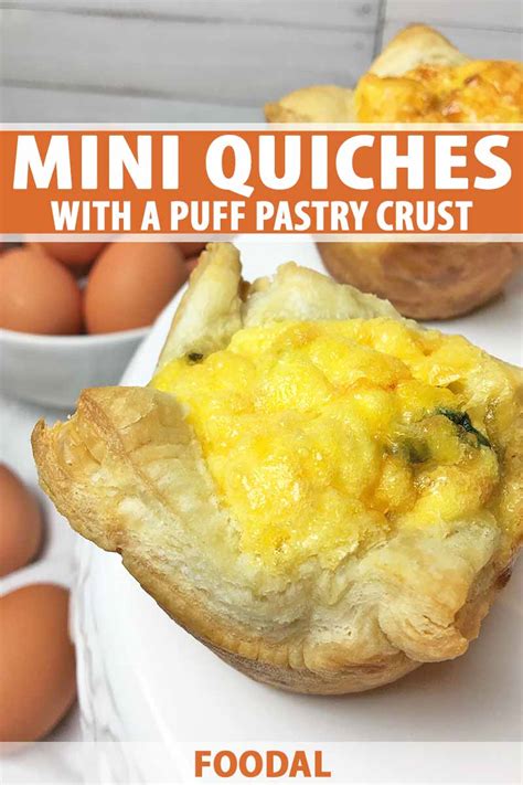 Mini Breakfast Quiches With a Puff Pastry Crust | Foodal