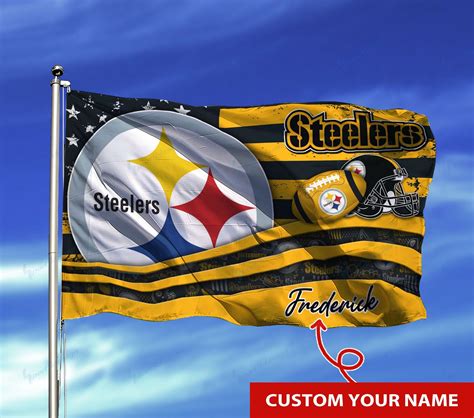 Pittsburgh Steelers Personalized Flag 26 - Steelersfanhome.com