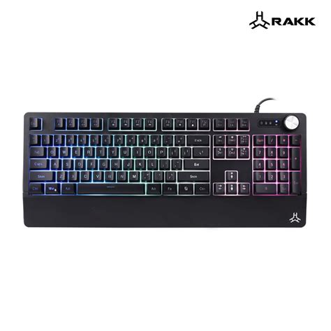 RAKK Sari V2 RGB Usb Built-in Wristrest Doubleshot Keycaps Gaming Keyboard | Shopee Philippines